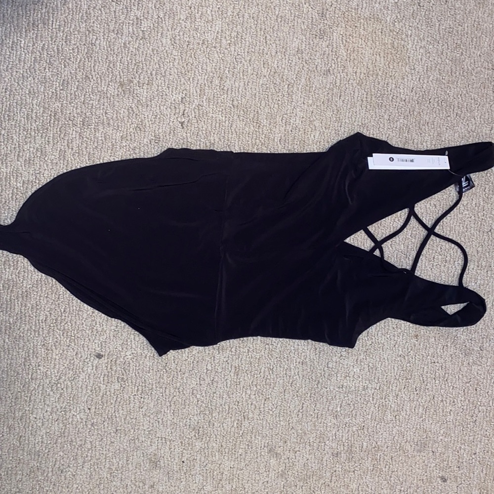 Aqua black bodysuit!